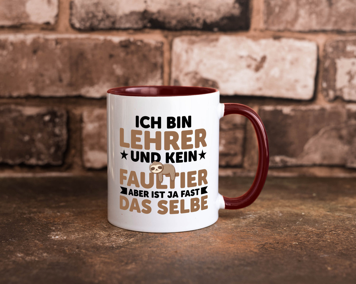 Ich bin kein Faultier: Lehrer | Schule Beruf Schüler Humor Arbeit Kollegen Büro