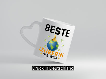 Welt Beste Lehrerin | Schule Beruf Schüler Geschenkidee Arbeit Kollegen Büro