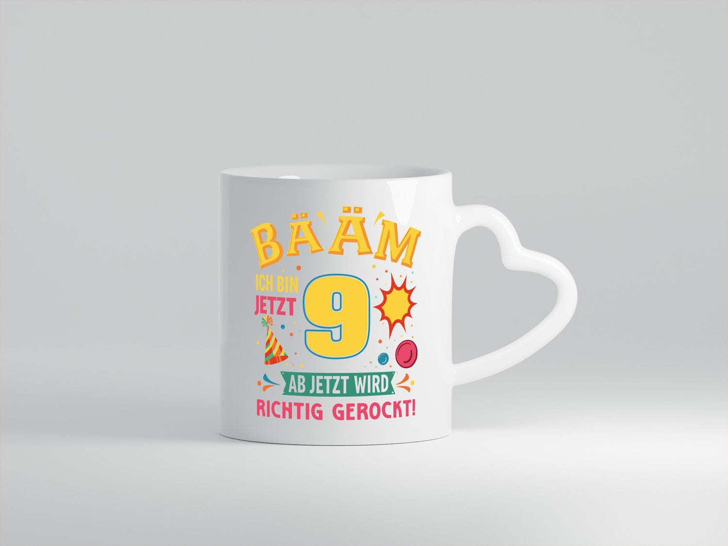 9. Geburtstag | 9 Jahre ab jetzt wird richtig gerockt Geschenk Geschenkidee