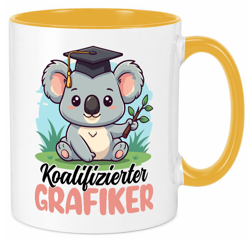 Koalifizierter Grafiker | Grafik Design lustiger Spruch Geschenk Humor