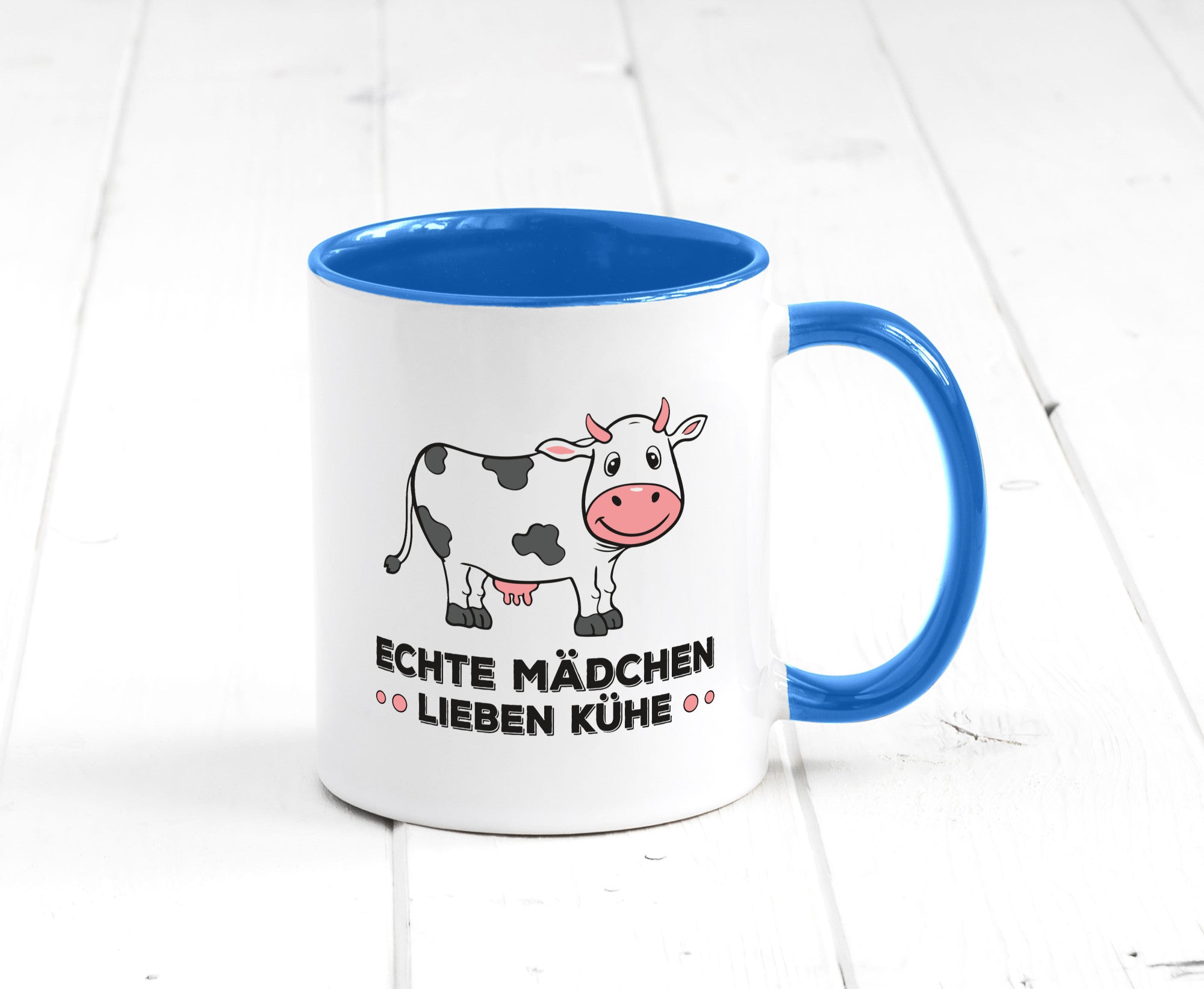 Echte mädchen lieben Kühe | Farm Farmer Bauer lustiger Spruch Geschenk Humor