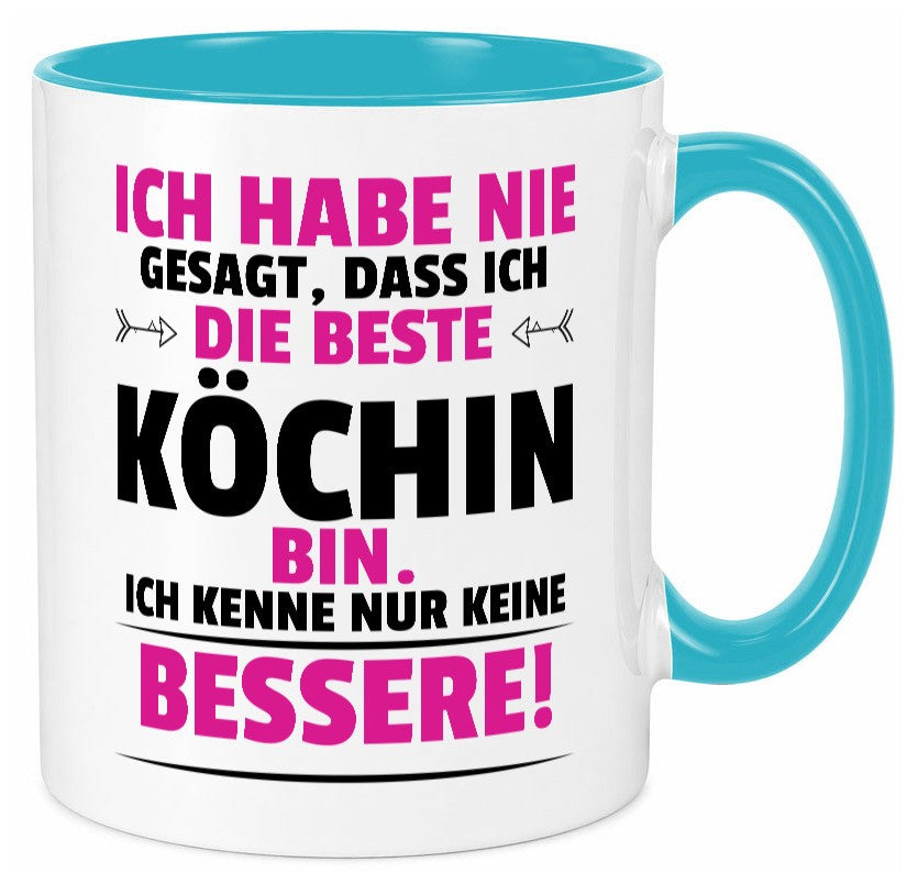 Die Beste Köchin | Chefköchin Chefkoch lustig Arbeit Kollegen Büro Geschenk Tasse