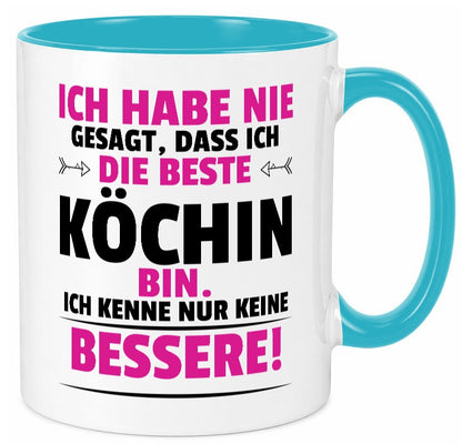 Die Beste Köchin | Chefköchin Chefkoch lustig Arbeit Kollegen Büro Geschenk Tasse