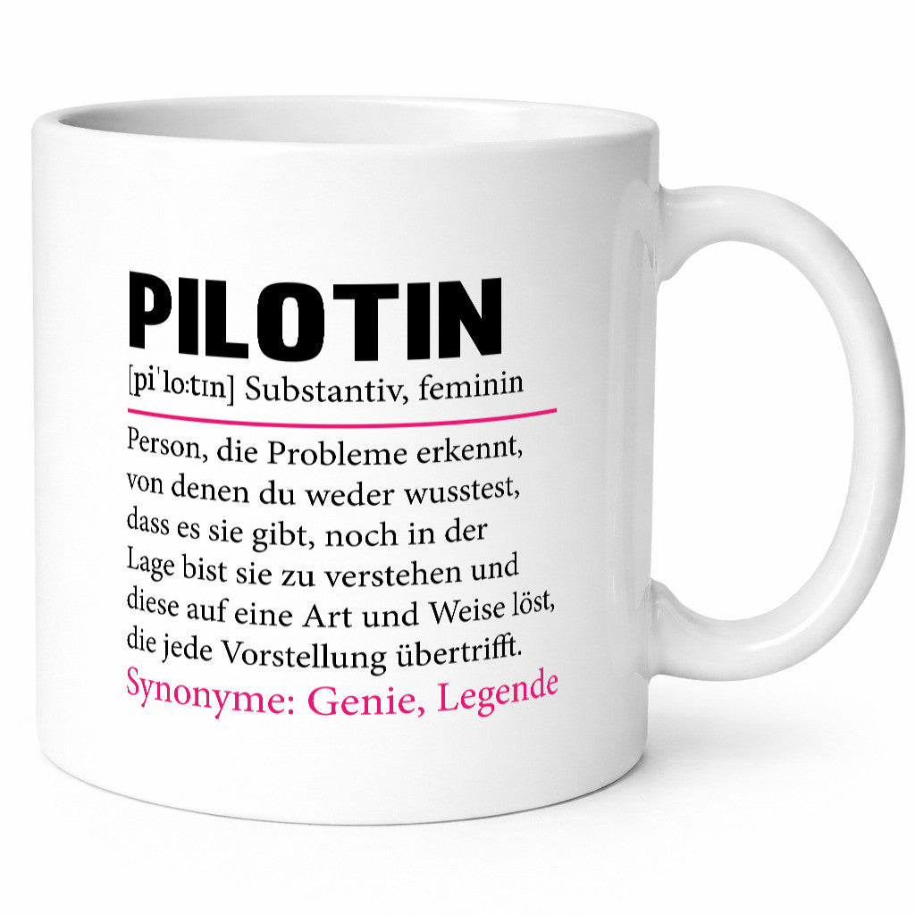 Pilotin | lustiger Spruch Beruf Definition Piloten Geschenk Arbeit Kollegen