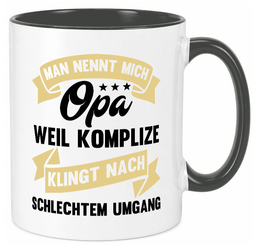 Man nennt mich Opa | Bester der Welt Humor Familie Geschenkidee Tasse