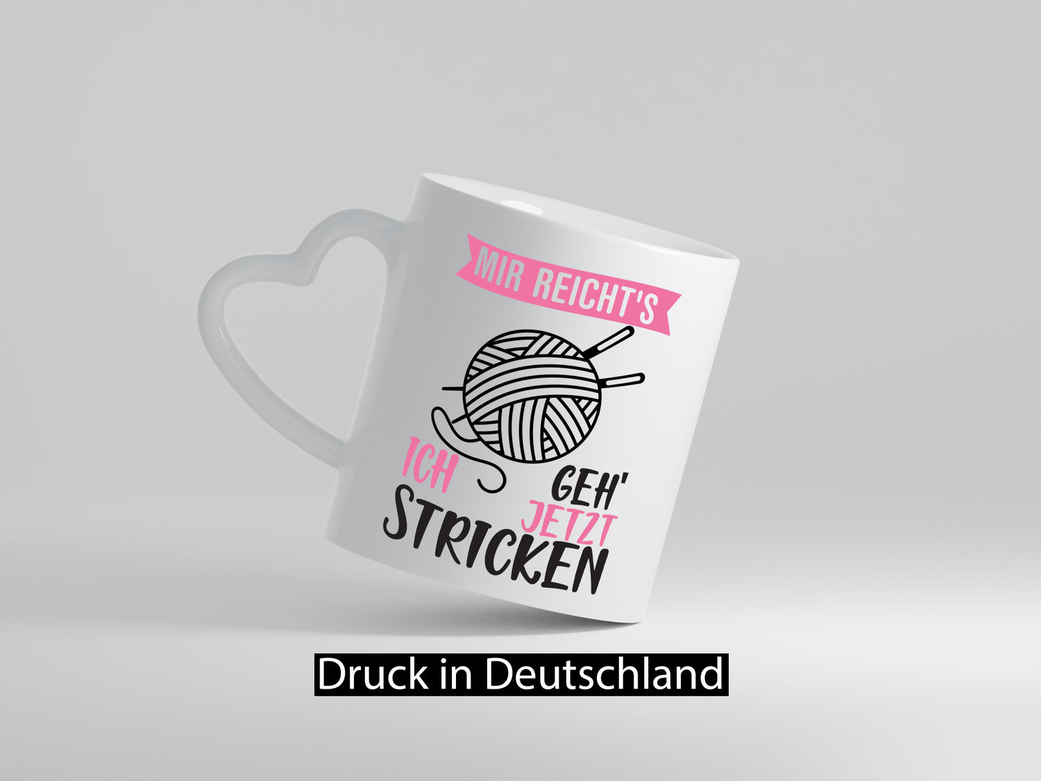 Ich geh` jetzt stricken | Strickzubehör Freundin lustiger Spruch Geschenk Humor