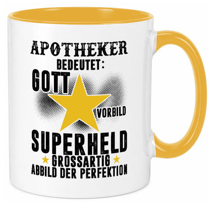 Bedeutung von Apotheker | Apotheke Pharmazie Humor Geschenkidee Tasse