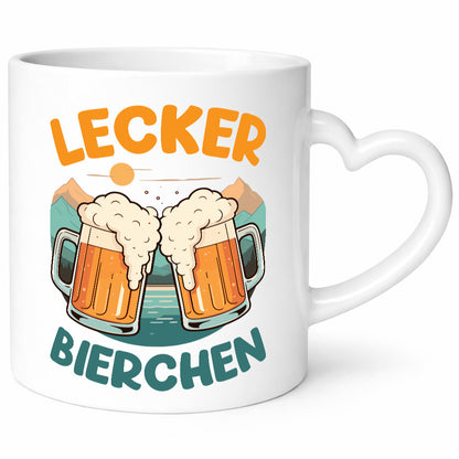 Lecker Bierchen | Biertrinker Bierliebhaber lustig Humor Geschenkidee Geschenk