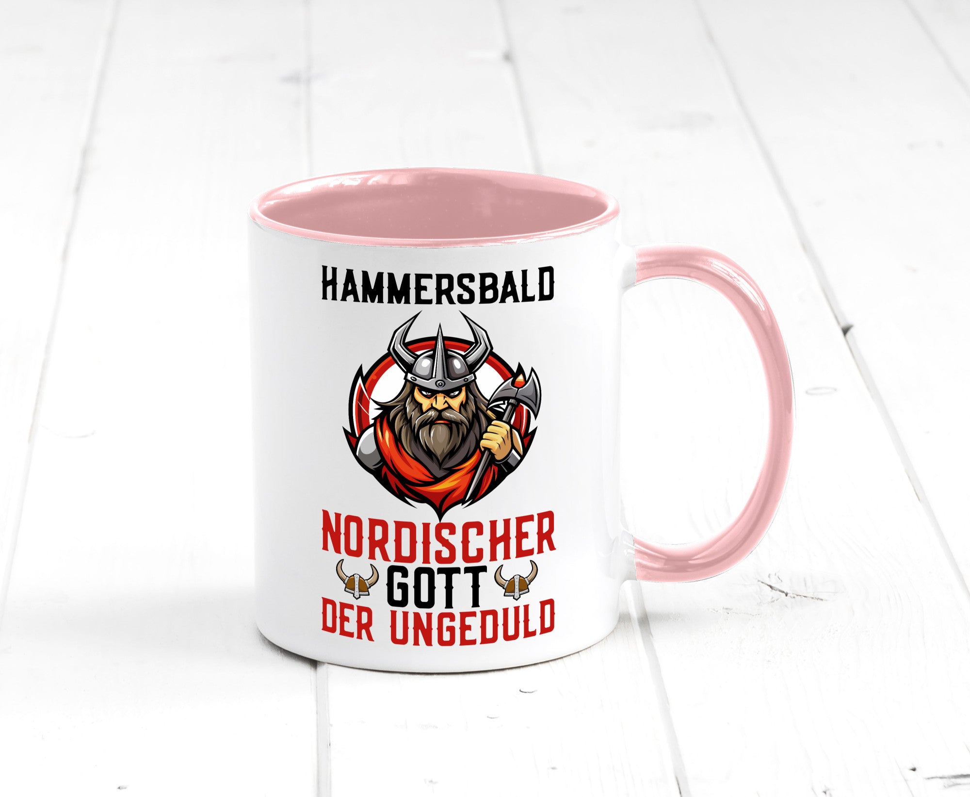 Hammersbald Nordischer Gott der ungeduld Humor Geschenkidee Tasse