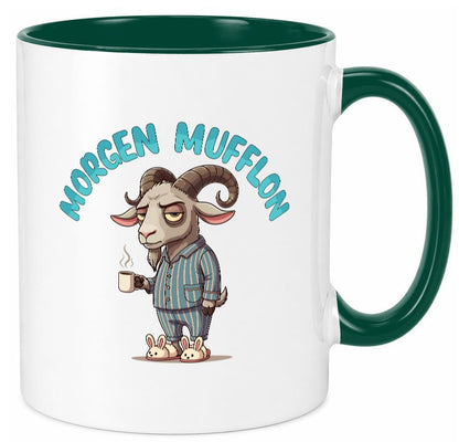 Morgen Mufflon | Morgenmuffe v2 lustig Humor Geschenkidee Geschenk Tasse