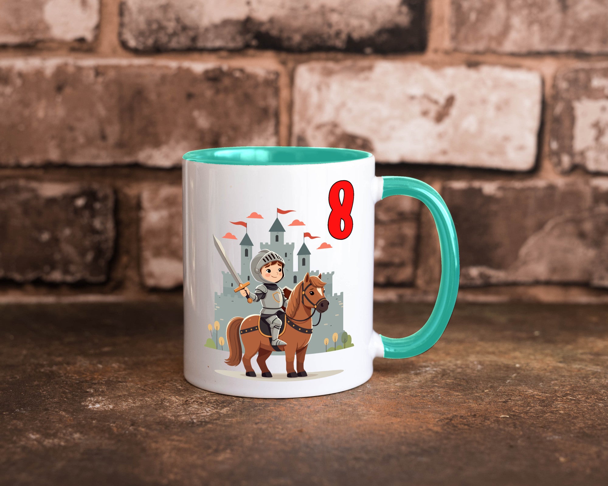 8. Geburtstag | 8 Jahre Ritter Junge Schloss Geschenk Geschenkidee lustiger