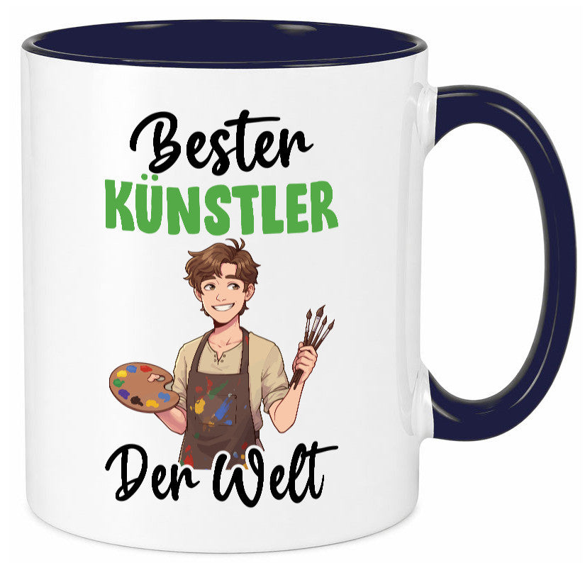 Bester Künstler | Kunst Geschenkidee Humor Tasse