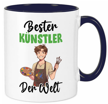Bester Künstler | Kunst Geschenkidee Humor Tasse