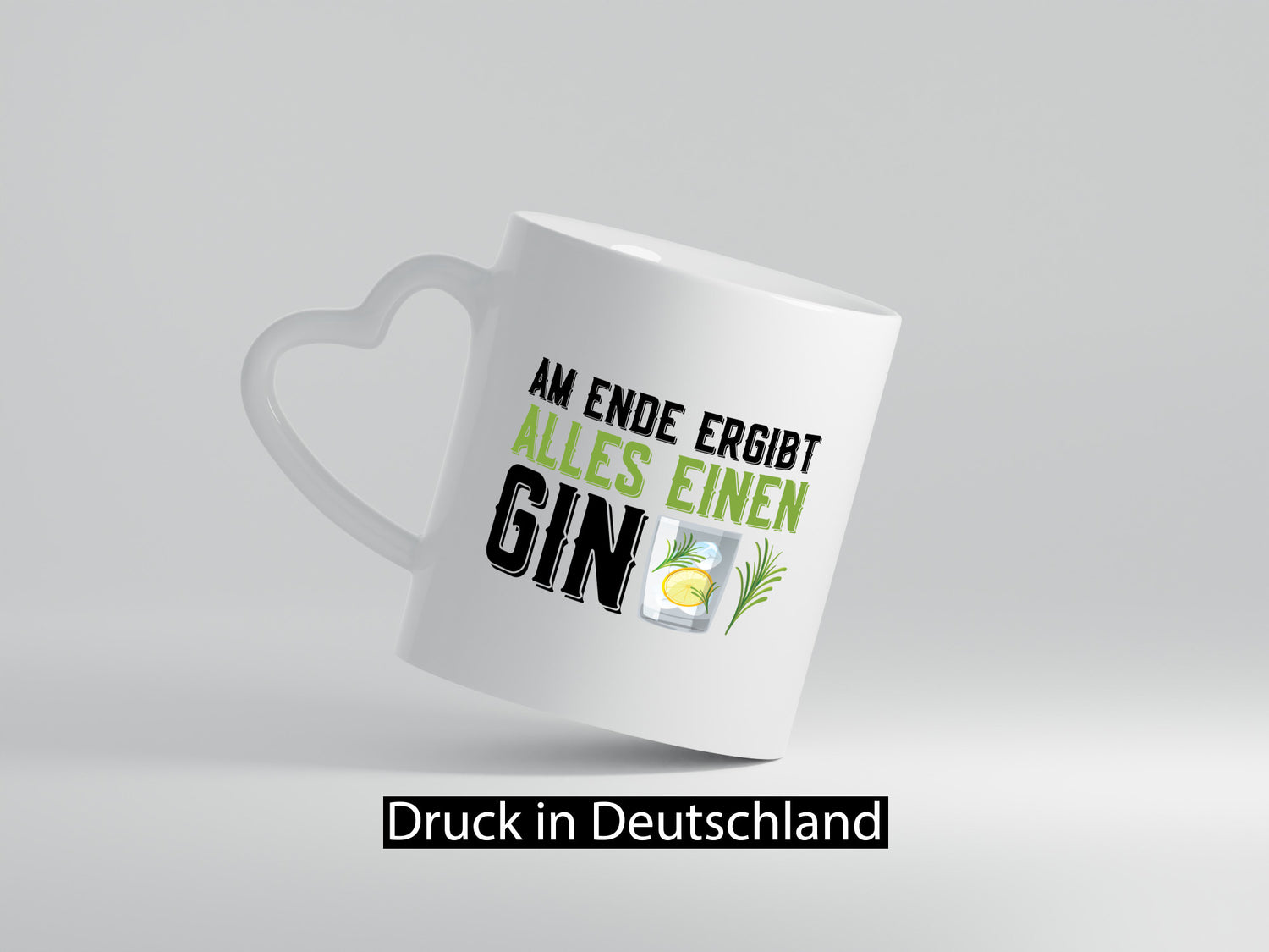 Am ende ergibt alles einen Gin | Tonic Party lustig Humor Geschenkidee Geschenk
