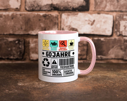 60. Geburtstag | 60 Jahre Humor Limited Edition Geschenkidee Tasse
