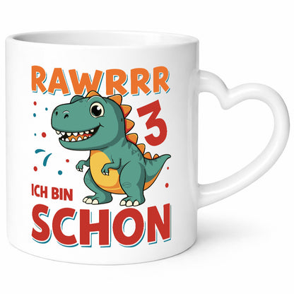 3. Geburtstag | 3 Jahre Raw ich bin schon T-Rex lustig Geschenkidee Geschenk