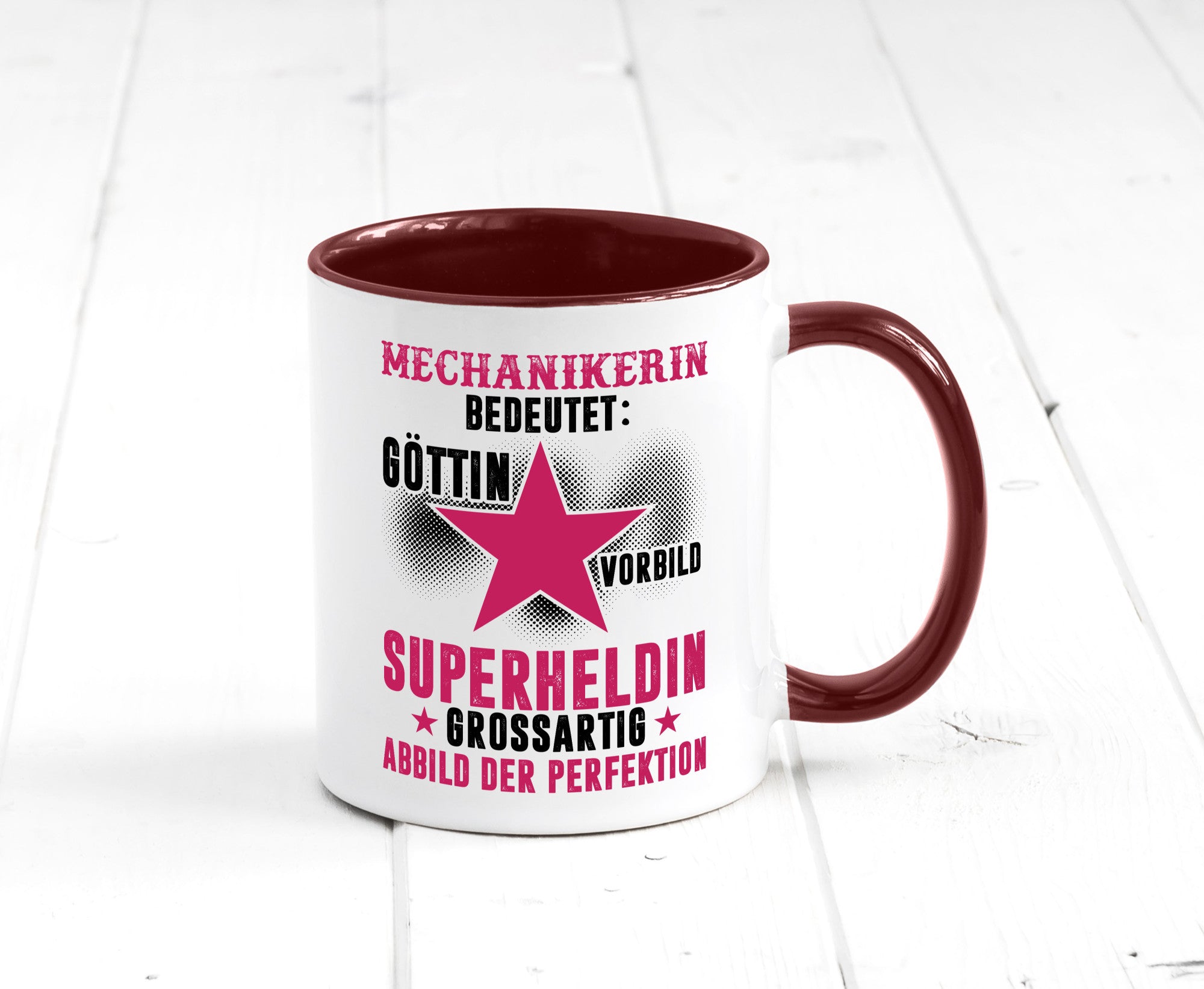 Bedeutung von Mechanikerin | KFZ Geschenkidee Humor Tasse