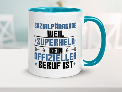 Superheld Sozialpädagoge | Pädagoge lustig Humor Geschenkidee Geschenk Tasse