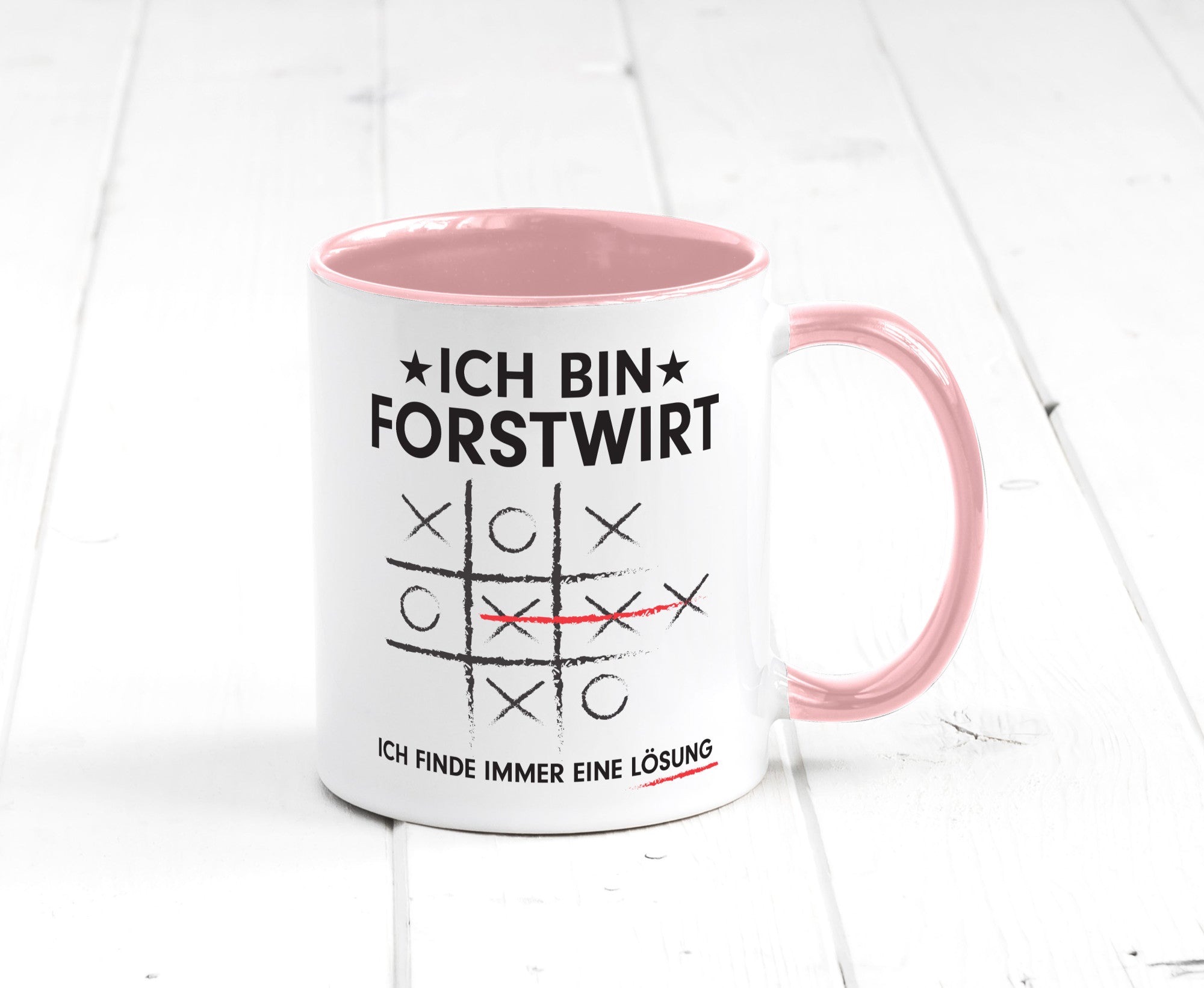 Lösung finden: Forstwirt | Waldarbeiter v2 Geschenkidee Arbeit Kollegen Büro