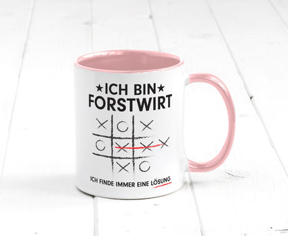 Lösung finden: Forstwirt | Waldarbeiter v2 Geschenkidee Arbeit Kollegen Büro
