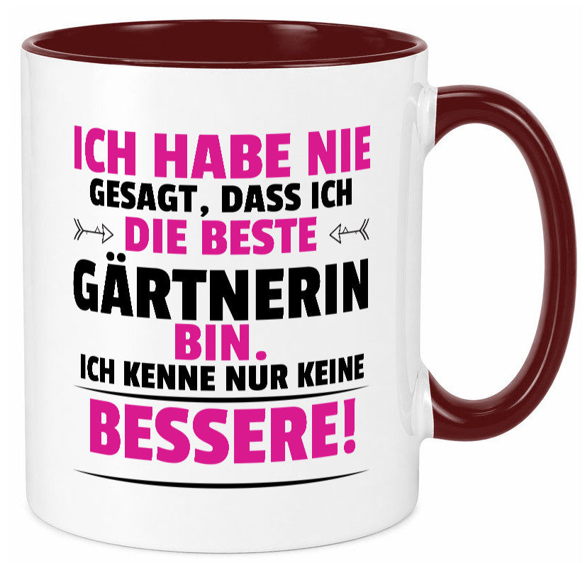 Die Beste Gärtnerin | Gartenbau lustiger Spruch Geschenk Humor Geschenkidee