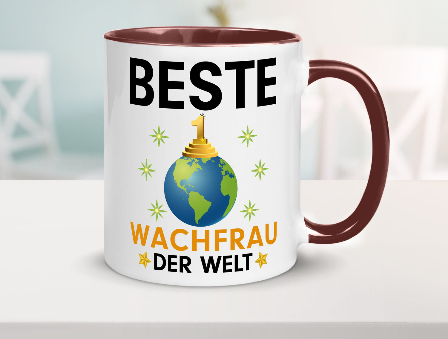 Welt Beste Wachfrau | Wachpersonal Nachtwächter Geschenk Humor Geschenkidee