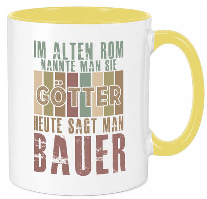 Heute sagt man: Bauer | Bauernhof Landwirtschaft Humor Geschenkidee Tasse