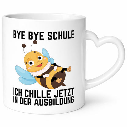 Bye Schule ich chill jetzt in der Ausbildung | Hauptschule Humor Geschenkidee