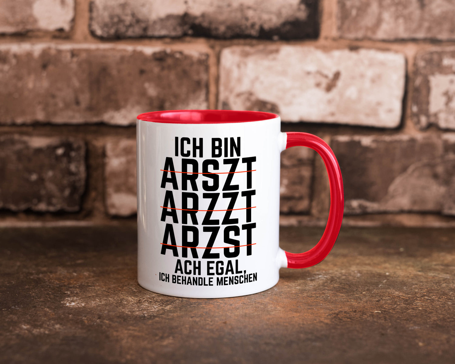 Ich bin Arzt | Rechtschreibung Klinik lustiger Spruch lustig Humor Geschenkidee