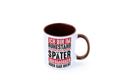 Ich mache alles später oder gar nicht | Rentner Ruhestand Geschenkidee Jubiläum