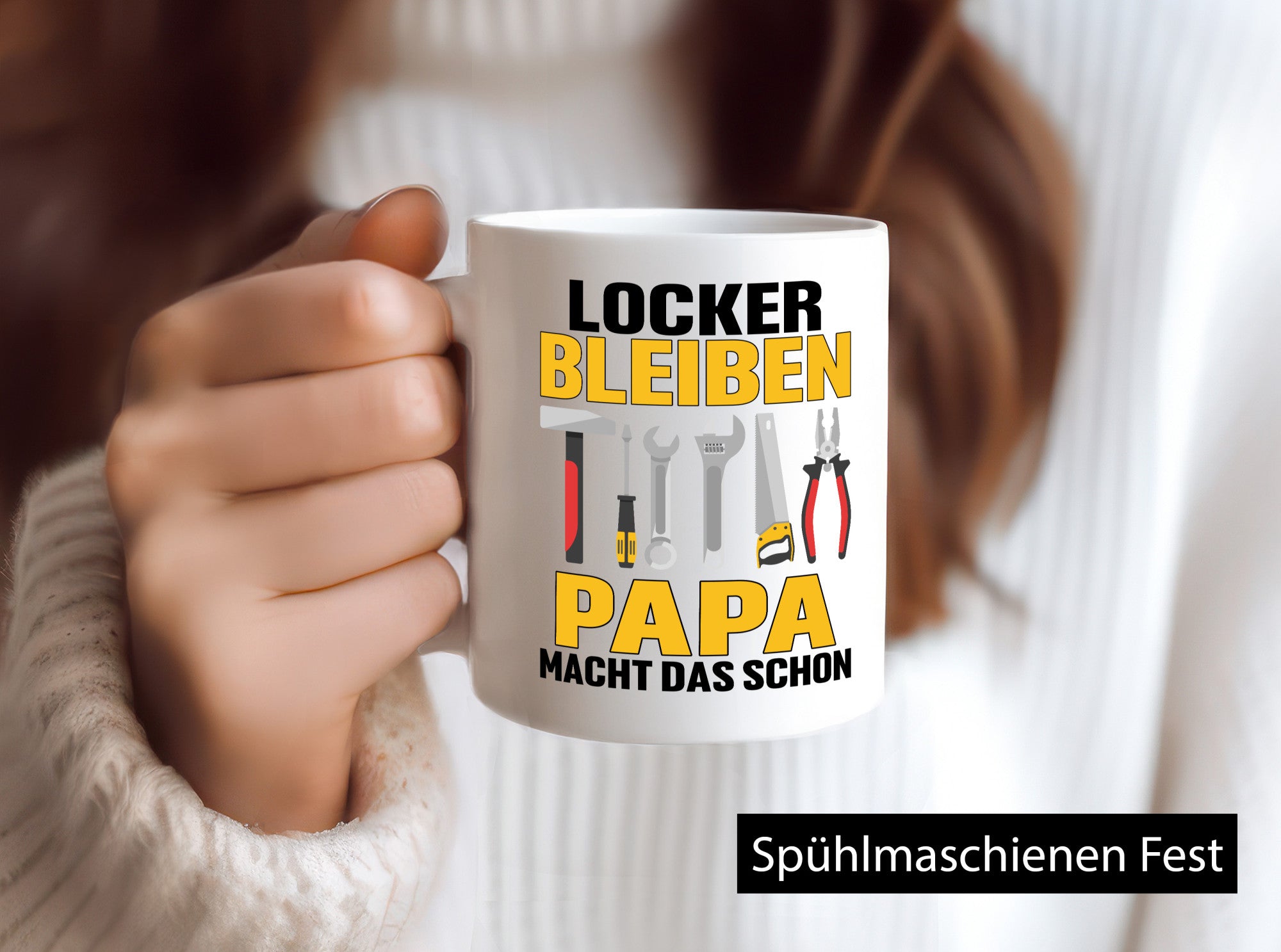 Locker bleiben papa macht das schon | vatertag v2 Geschenkidee Familie Humor