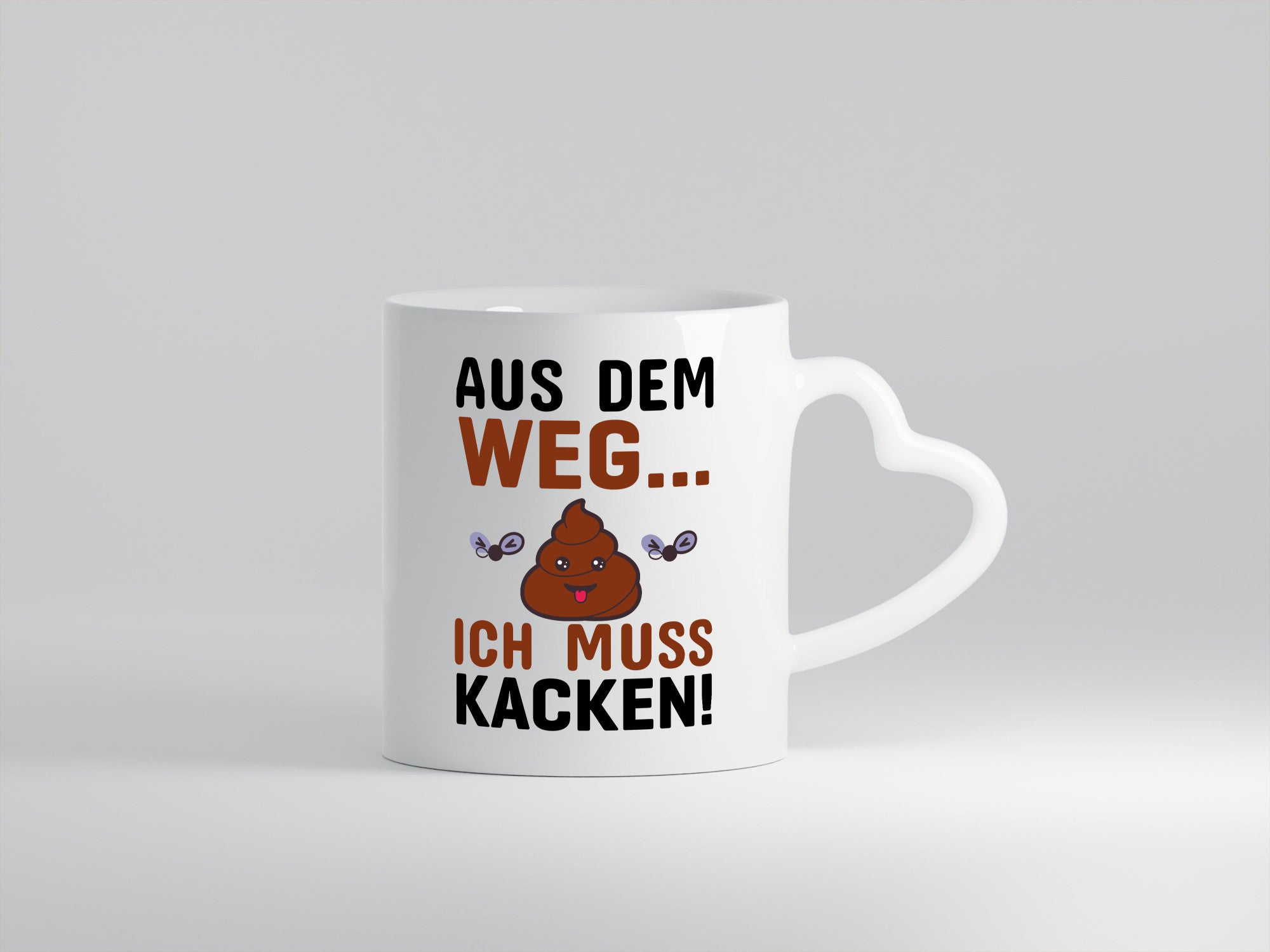 Aus dem weg! lustiger Spruch Geschenk Humor Geschenkidee Tasse