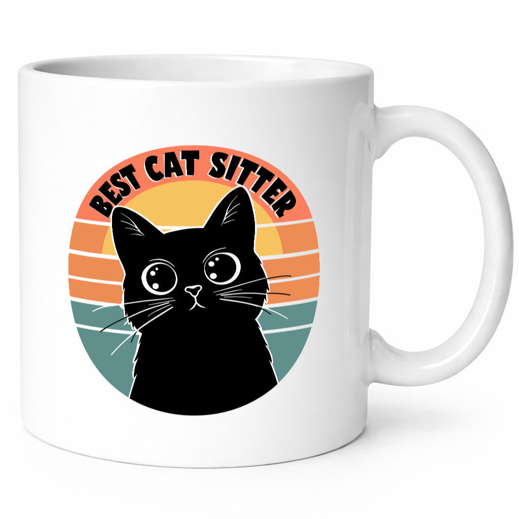 Bets Cat Sitter | Schwarze Katze Katzenliebhaber Geschenk Tierliebhaber Humor
