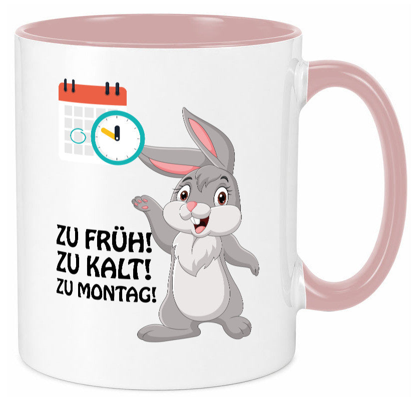 Kalter Montag Geschenkidee Humor Tasse