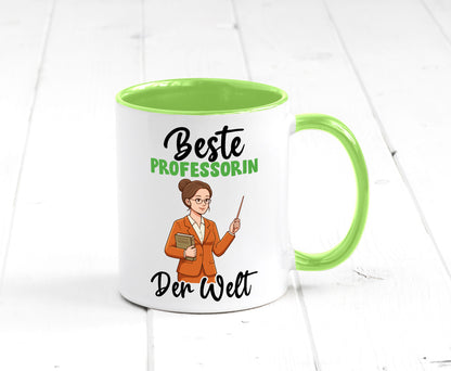 Beste Professorin | Uni Universität v2 Humor Geschenkidee Tasse