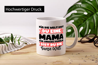 Beste mama der Welt vl5 lustig Familie Geschenkidee Geschenk Tasse
