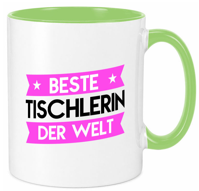 Beste Tischlerin | Tischlerei lustiger Spruch Geschenk Humor Geschenkidee Tasse
