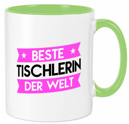Beste Tischlerin | Tischlerei lustiger Spruch Geschenk Humor Geschenkidee Tasse
