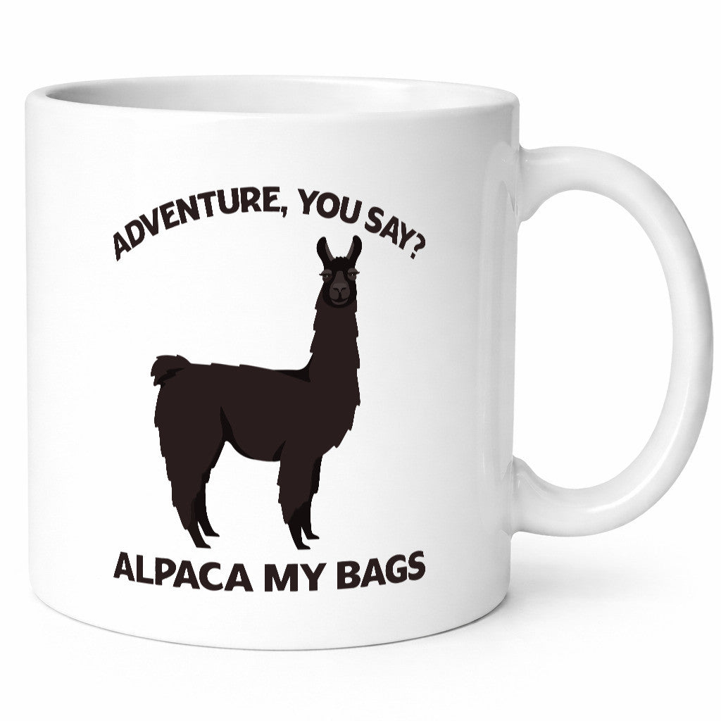 Adventure, Alpaca | Humor Geschenkidee Tasse