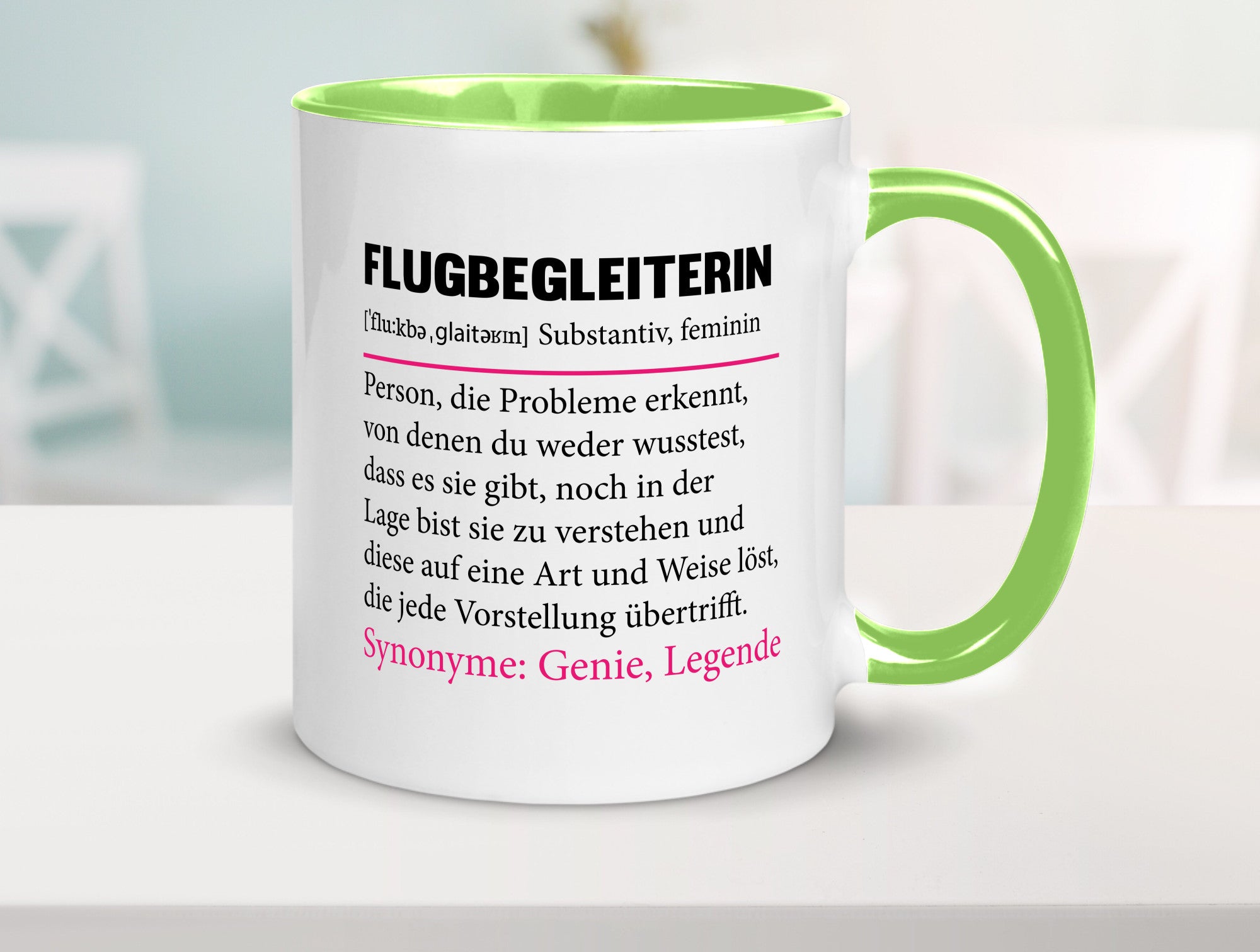 Flugbegleiterin | Spruch Stewardess Flughafen lustiger Geschenk Humor