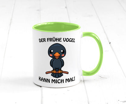 Der Frühe Vogel Humor Geschenkidee Tasse