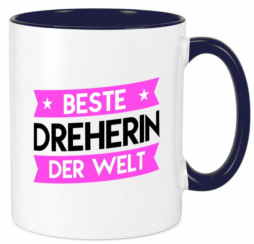 Beste Dreherin | Fräser Dreher lustiger Spruch Geschenk Humor Geschenkidee Tasse