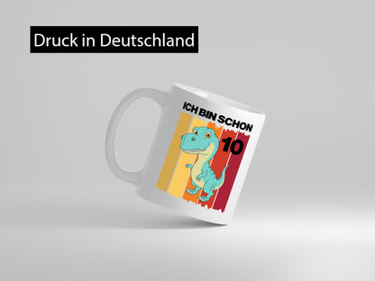 10. Geburtstag | 10 Jahre Dinosaurier Geschenk Geschenkidee lustiger Spruch