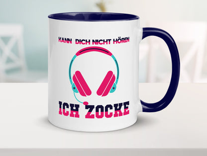 Kann dich nicht hören ich Zocke | Gamer Zocken Zocker Geschenkidee Humor Tasse