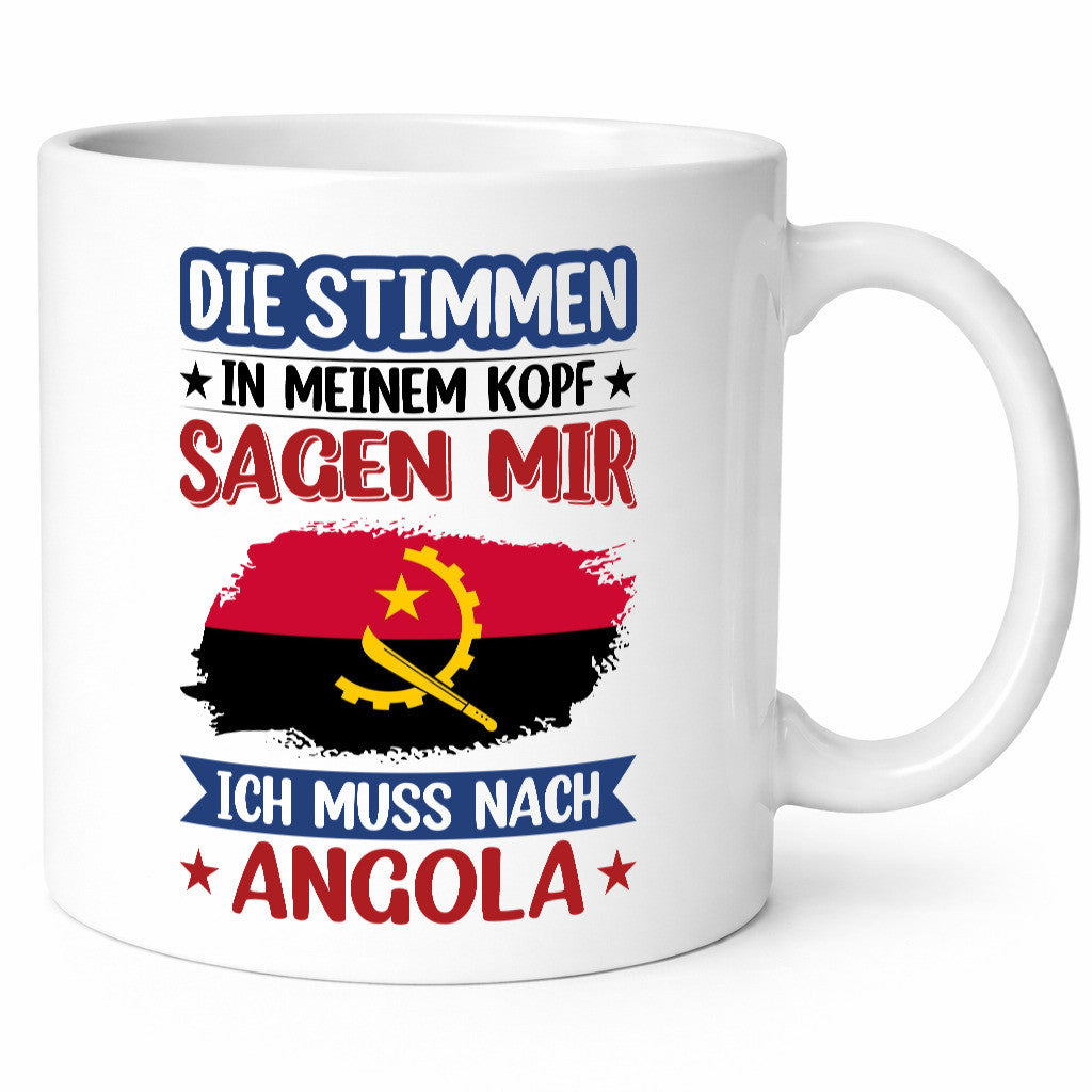 Angola | Urlaub Stimmen in meinem Kopf Traumland lustig Humor Geschenkidee
