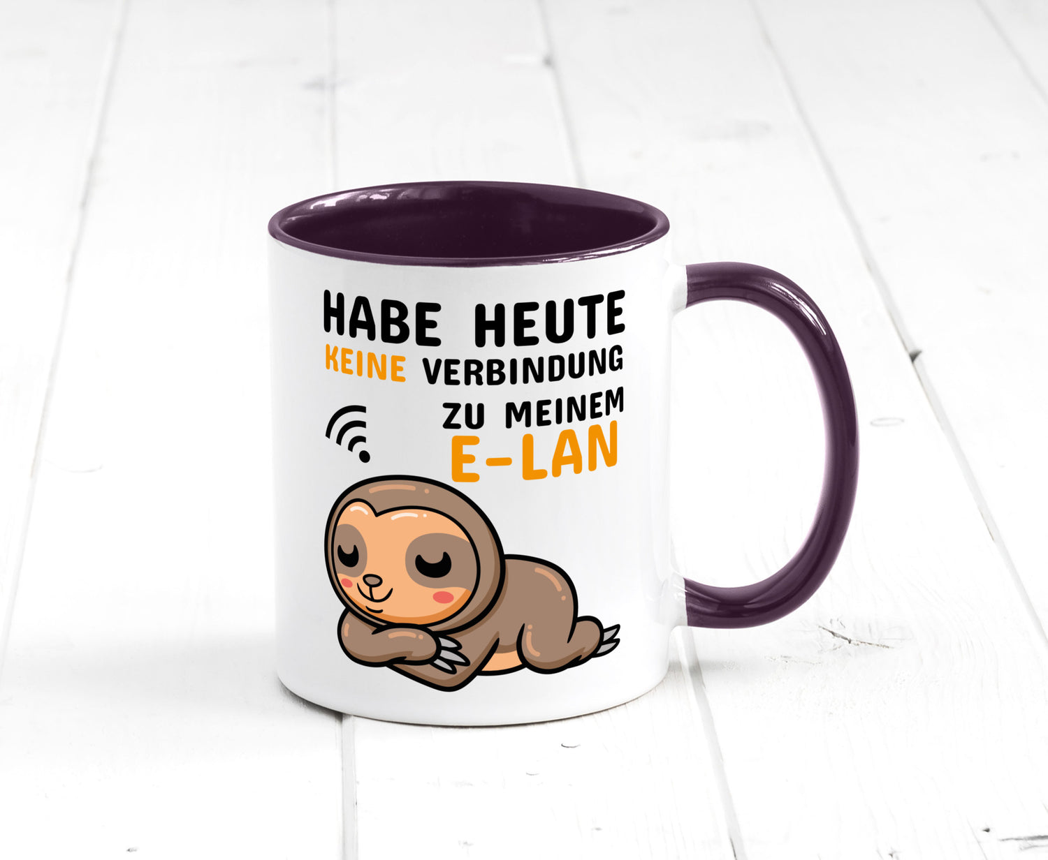 Keine Verbindung lustig Humor Geschenkidee Geschenk Tasse