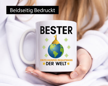 Welt Bester Einzelhandelskaufmann | Einzelhandel Humor Geschenkidee Tasse