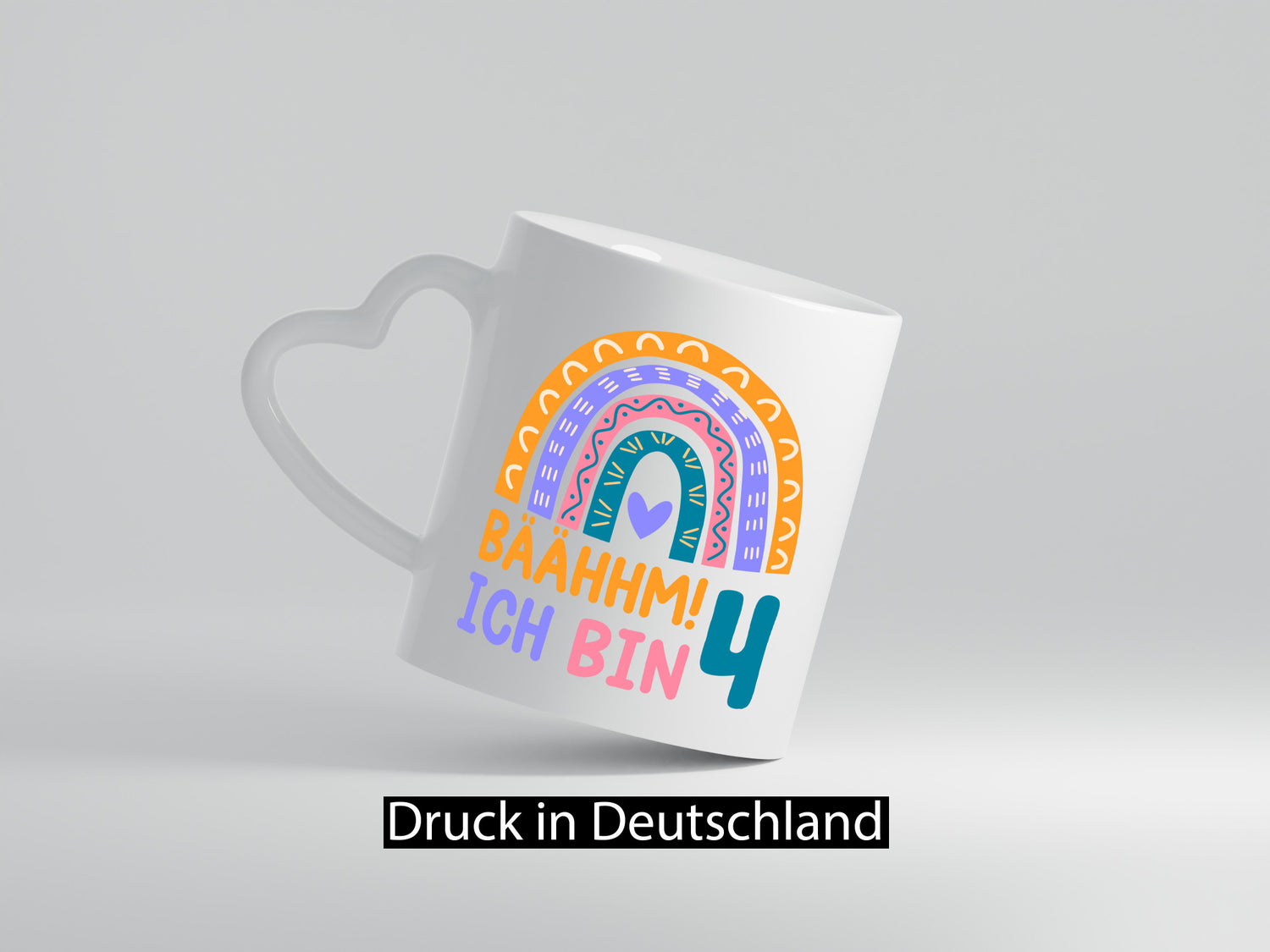 4. Geburtstag | 4 Jahre Regenbogen Bääm Mädchen Geschenk Geschenkidee lustiger