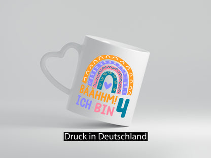 4. Geburtstag | 4 Jahre Regenbogen Bääm Mädchen Geschenk Geschenkidee lustiger
