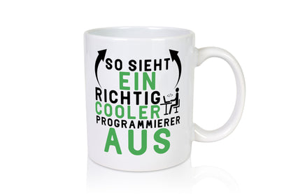 Richtig cooler Programmierer | Comic PC Computer Nerd Geschenk Humor